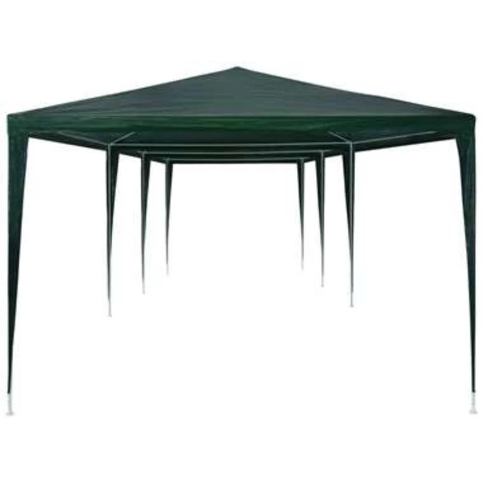 VidaXL Partytent 3x9 M PE Groen 2 VidaXL Partytent 3x9 M PE Groen - Afbeelding 2