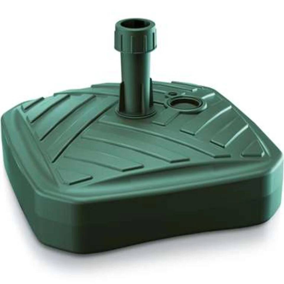 Prosperplast Parasolvoet - Vierkant - Rotan - Groen - 12 L - 39 Cm 1 Prosperplast Parasolvoet - Vierkant - Rotan - Groen - 12 L - 39 Cm