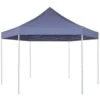 VidaXL Partytent Pop-up Zeshoekig Inklapbaar 3,6x3,1 M Donkerblauw