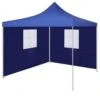 VidaXL Vouwtent Met 2 Wanden 3x3 M Blauw