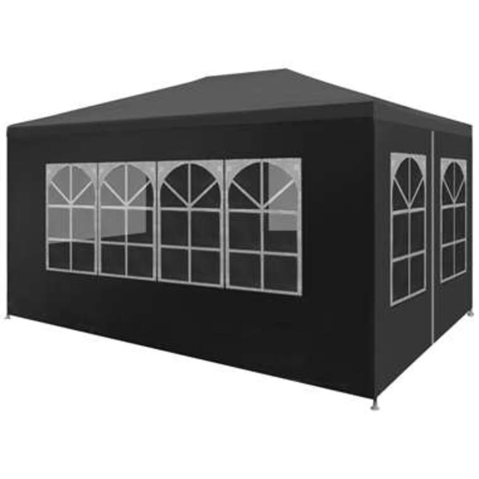 VidaXL Partytent 3x4 M Antraciet 1 VidaXL Partytent 3x4 M Antraciet