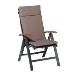 Madison Tuinstoelkussen Hoge Rug Outdoor Panama Taupe -VIDAXL 1000002219 0102