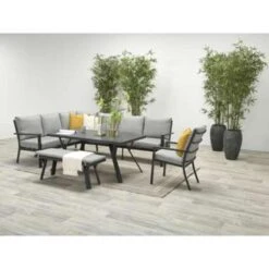 Garden Impressions Senja Lounge Dining Tuinstoel - Donker Grijs -VIDAXL 1000003371 0103