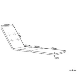 Beliani Zitkussen TOSCANA - Rood Polyester -VIDAXL 1000008139 0103