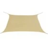 VidaXL Zonnescherm Vierkant 2x2 M Oxford Stof Beige