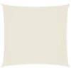 VidaXL Zonnescherm Vierkant 3,6x3,6 M Oxford Stof Crèmekleurig
