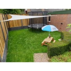 Shadow Comfort Driehoek 4,5x5x5,5m Arctic White -VIDAXL 1000013784 0110