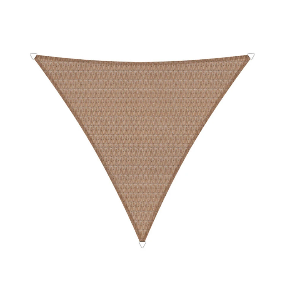 Sunfighters Schaduwdoek Driehoek 5x5x5m Zand 1 Sunfighters Schaduwdoek Driehoek 5x5x5m Zand