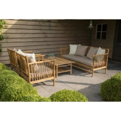 Persoon Exotan Bamboe Loungeset - Natural Finish 6 Persoon Exotan Bamboe Loungeset - Natural Finish -VIDAXL 1000013866 0103