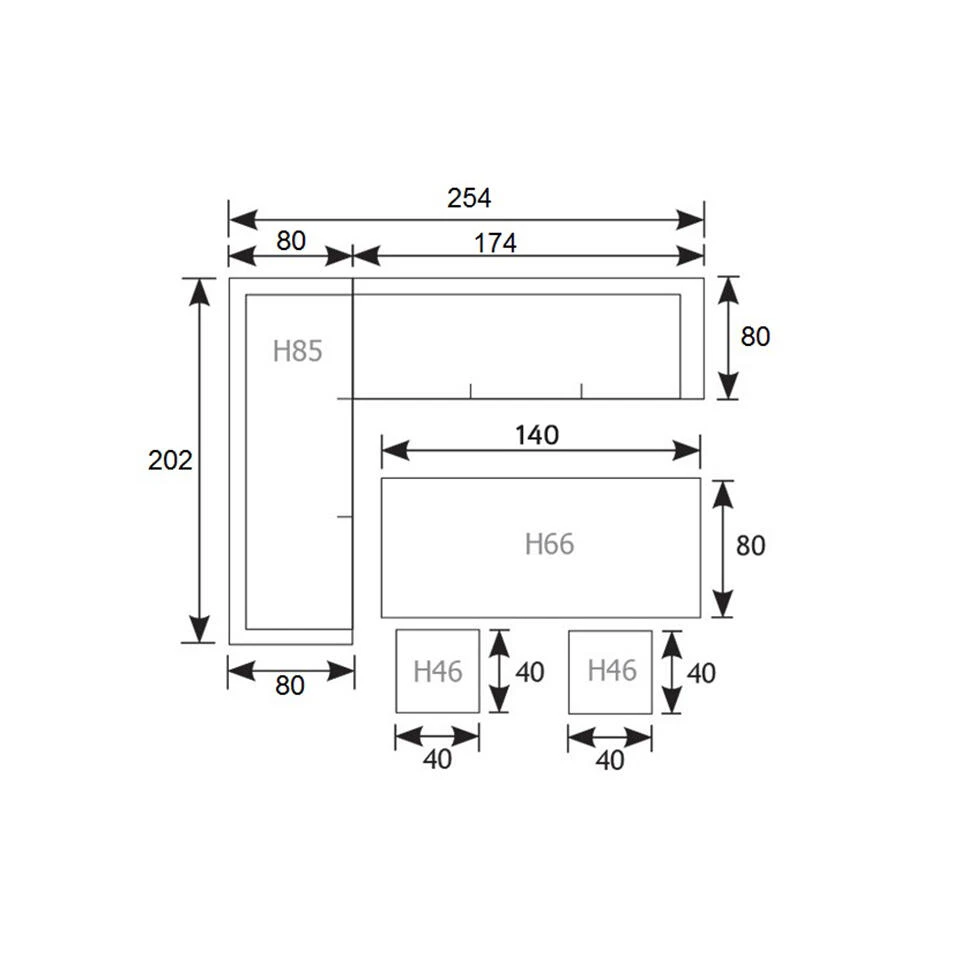 VDG Cordoba Lounge Diningset - Links 3 VDG Cordoba Lounge Diningset - Links - Afbeelding 3