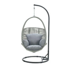 Garden Impressions Panama Hangstoel Swing Egg - Mystic Grijs -VIDAXL 1000035641 0104