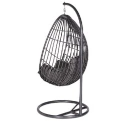 Garden Impressions Panama Hangstoel Ei - Donker Grijs -VIDAXL 1000035642 0103