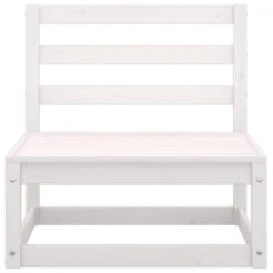 VidaXL 2-delige Loungeset Met Kussens Massief Grenenhout Wit -VIDAXL 1000035699 0103