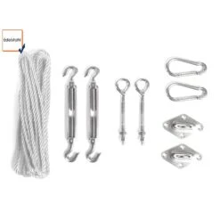 Shadow Comfort Waterafstotend, Driehoek 4x4x4,m Vintage Greyset -VIDAXL 1000036169 0110