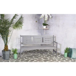 SenS-Line Boulogne Tuinbank - Grenenhout - Grijs -VIDAXL 1000038275 0103