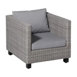 Perel Lounge Profi-line Outdoor Manchester Light Grey -VIDAXL 1000041077 0111