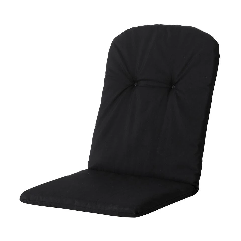 Madison Kussen - Kuip Hoog - Panama Black - 45x96 - Zwart 2 Madison Kussen - Kuip Hoog - Panama Black - 45x96 - Zwart - Afbeelding 2