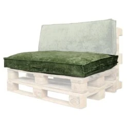 Unique Living Palletkussen Bay Groen - 120x80cm -VIDAXL 1000047968 0101