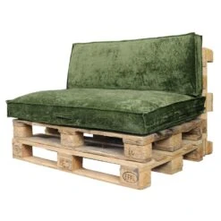 Unique Living Palletkussen Bay Groen - 120x80cm -VIDAXL 1000047968 0102