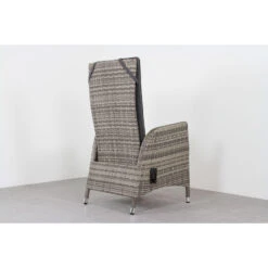 VDG Manhattan Wicker Verstelbare Tuinstoel - Dubbel Light Grey -VIDAXL 1000048036 0103