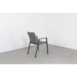 VDG Lima Stapelbare Tuinstoel - Antraciet -VIDAXL 1000048068 0103