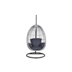 Garden Impressions Panama Swing Egg Hangstoel - Cloudy Grey -VIDAXL 1000050055 0103