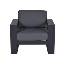 Garden Impressions Plaza Lounge Tuinstoel - Donker Grijs -VIDAXL 1000052950 0104