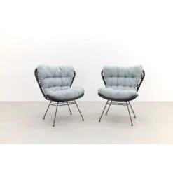 Garden Impressions Libelle Retro Loungestoel - Set Van 2 - Zwart -VIDAXL 1000053011 0102