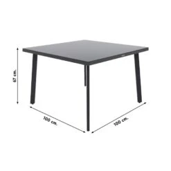 Garden Impressions Wellington Lounge Dining Set - Carbon Black 7 Garden Impressions Wellington Lounge Dining Set - Carbon Black -VIDAXL 1000053031 0103