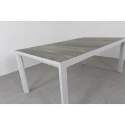 Kings Tuintafel Light Grey - 180x100 Cm -VIDAXL 1000053233 0102
