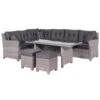 Westminster Lounge Dining Set Links - Organic Grey