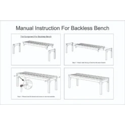 Giga Meubel Tuinbank Teakhout - Naturel - 150cm - Bank Madison -VIDAXL 1000054251 0102