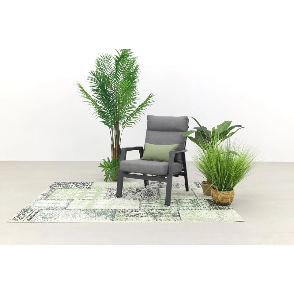 VDG Azoren Loungestoel Verstelbaar - Antraciet 2 VDG Azoren Loungestoel Verstelbaar - Antraciet - Afbeelding 2