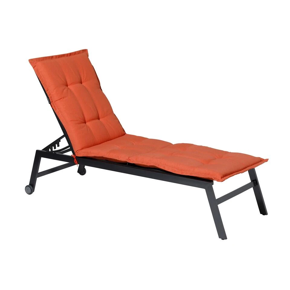 Madison Ligbedkussen - Panama Flame Orange - 200x60 - Oranje 2 Madison Ligbedkussen - Panama Flame Orange - 200x60 - Oranje - Afbeelding 2