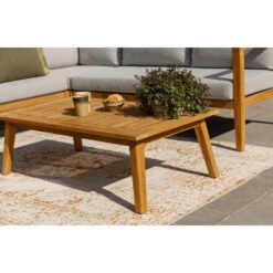 Exotan Lucca Teakhouten Loungeset - Hoekbank - 2-delig -VIDAXL 1000056564 0102