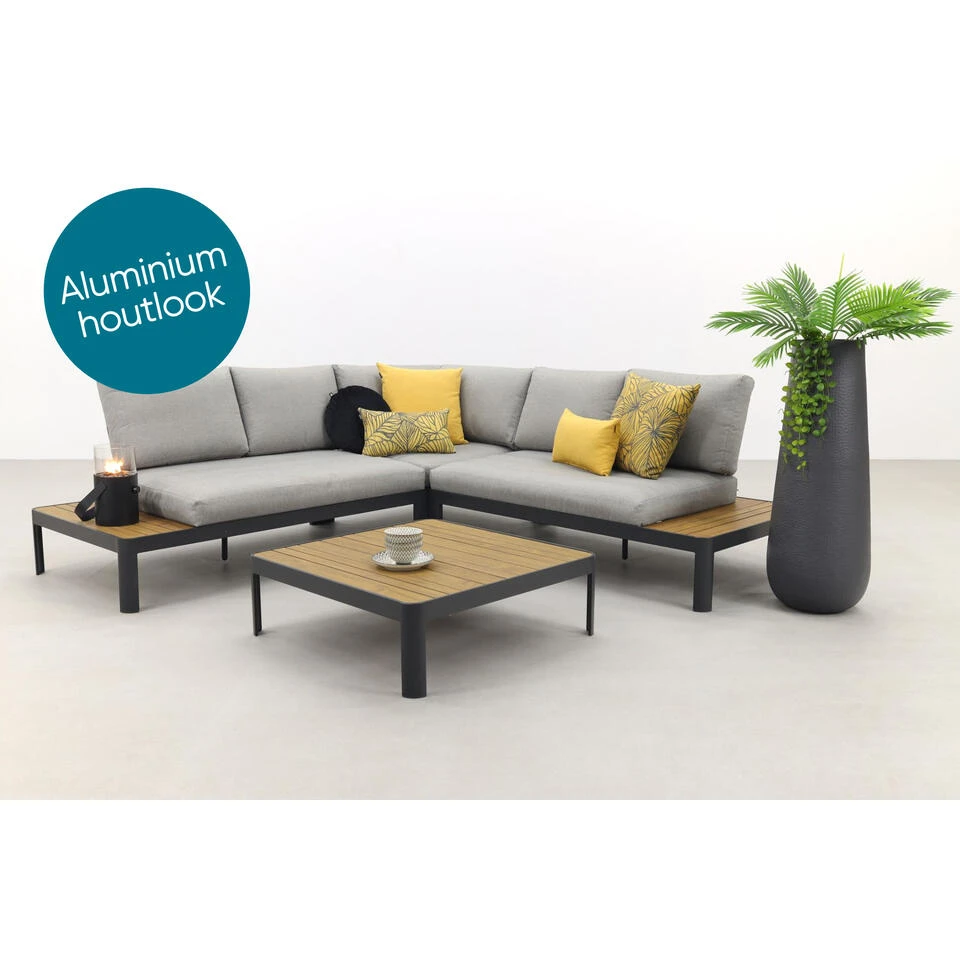 VDG Bonita Platform Loungeset - Antraciet 2 VDG Bonita Platform Loungeset - Antraciet - Afbeelding 2