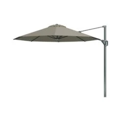 Platinum Voyager Ronde Zweefparasol T1 3 M. - Taupe Met Voet En Hoes -VIDAXL 1000073278 0102