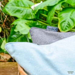 Madison - Bankkussen 110x48 - Grijs - Dark Grey Recycled Canvas -VIDAXL 1000081727 0102