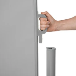 Tectake - Uittrekbaar Aluminium Windscherm Tuinscherm 200 X 300 Cm Grijs 7 Tectake - Uittrekbaar Aluminium Windscherm Tuinscherm 200 X 300 Cm Grijs -VIDAXL 1000082555 0103