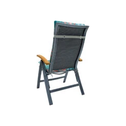 Madison - Tuinstoelkussen Hoge Rug 120x50 - Blauw - Cala Sea Blue -VIDAXL 1000082594 0102