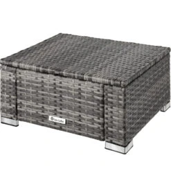 Tectake - Wicker Zitkruk -grijs- 53 X 53 X 26 Cm 6 Tectake - Wicker Zitkruk -grijs- 53 X 53 X 26 Cm -VIDAXL 1000083108 0102
