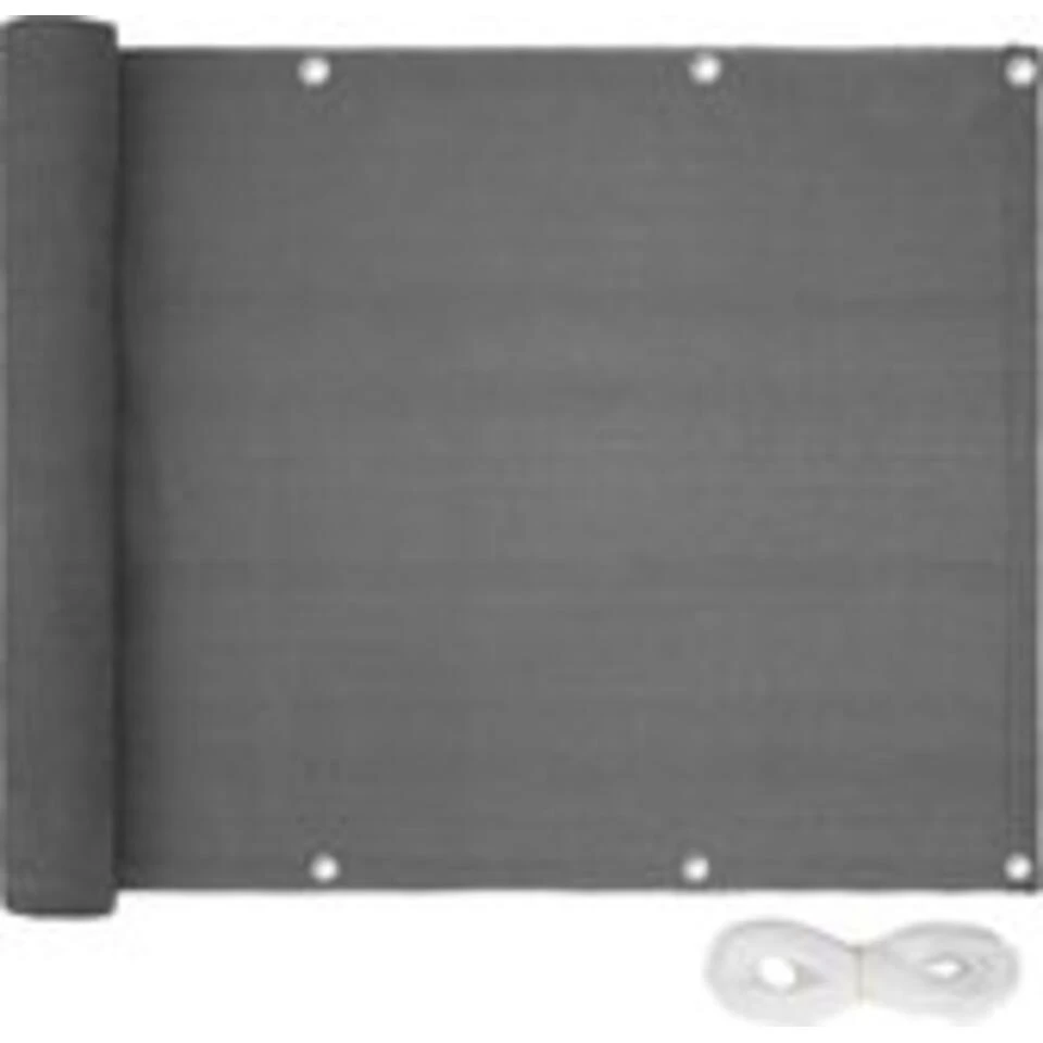 Tectake - Balkonscherm, Variant 2 Grijs 75 Cm 1 Tectake - Balkonscherm, Variant 2 Grijs 75 Cm