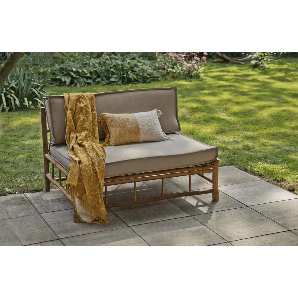 Exotan Ligbank Buiten - Bamboe - Bruin - 70x120x80 3 Exotan Ligbank Buiten - Bamboe - Bruin - 70x120x80 - Afbeelding 3