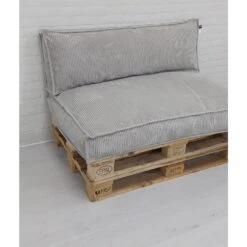 2L Home & Garden Rugkussen Ribcord Deluxe Zandkleurig - 120x40cm -VIDAXL 1000092270 0102