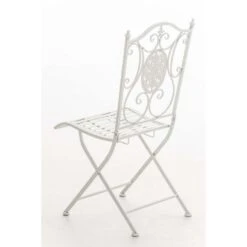 CLP Tuinstoel Sibell Wit -VIDAXL 1000095564 0102