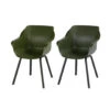 Hartman Sophie Element Dining Armstoel- Moss Groen - 2 St.