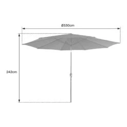 Happy Garden Schaduwzeilen HAPUNA - Red - Aluminium -VIDAXL 1000096514 0104