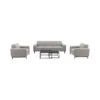 Boavista/Royalty Stoel-bank Loungeset - Nature Grey - 5-delig