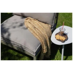 WOOOD Zit-/Rugkussen Victor - Polyester - Zand - Set Van 2 -VIDAXL 1000098539 0102