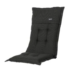 Madison Tuinstoelkussen Lage Rug Rib Zwart